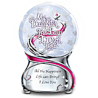 "My Daughter-In-Law, I Wish You" Musical Glitter Globe