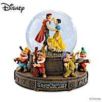 Disney Snow White And The Seven Dwarfs Glitter Globe