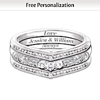 Love Always Personalized Ring