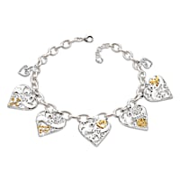 Loving Wishes For My Daughter Charm Bracelet