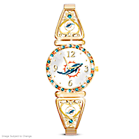 "My Dolphins" Ultimate Fan Women's Wristwatch