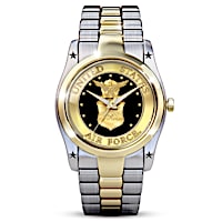 Air Force Men's Dress Watch With A Diamond