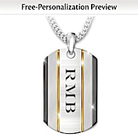 The Strength Of My Grandson Personalized Pendant Necklace