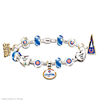 Chicago Cubs 2016 World Series Champions Charm Bracelet