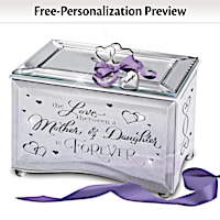 The Love Between A Mother & Daughter Personalized Music Box