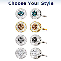 "All That Glamour" Diamond Earrings: Choose From 4 Colors
