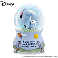 Disney Some Days Look Better Upside Down Glitter Globe