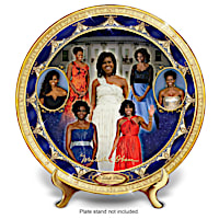 Michelle Obama: First Lady Of Fashion Collector Plate