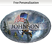 Ted Blaylock Patriotic Personalized Welcome Sign