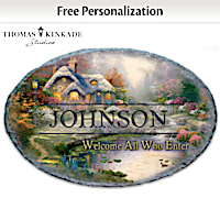 Welcome All Who Enter Personalized Welcome Sign