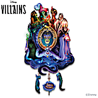 Disney Classic Villains Wall Clock With Lights And Music