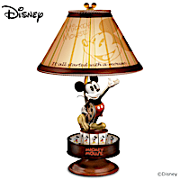 Disney "Mickey Mouse Animation Magic" Spinning Lamp