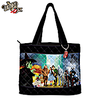 THE WIZARD OF OZ Women's Tote Bag With RUBY SLIPPERS Charm