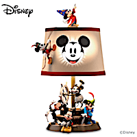 Disney Mickey Mouse Through The Years Lamp
