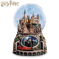 Hogwarts Express Illuminated Musical Globe With Moving Train