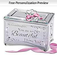 Granddaughter, You Are So Beautiful Personalized Music Box