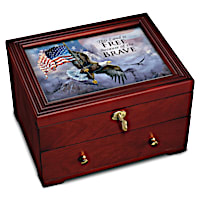 The Free And The Brave Keepsake Box