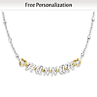 My Granddaughter, My Love Personalized Necklace