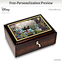 Disney The Magic Of Love Personalized Music Box
