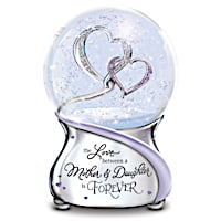 Mother And Daughter Musical Glitter Globe