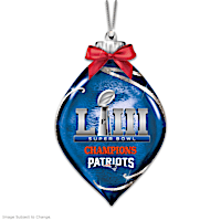 New England Patriots Super Bowl LIII Ornament