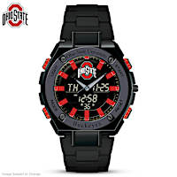 "It's Buckeyes Time!" Men's Ani-Digi Watch