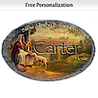 Bless All Who Enter Here Personalized Welcome Sign
