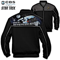 STAR TREK Men's Twill Jacket With Starfleet Insignia