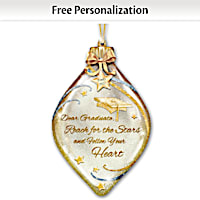 Heartfelt Wishes For The Graduate Personalized Ornament