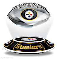 Steelers Levitating Football Floats, Spins And Lights Up