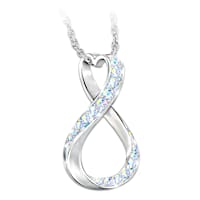"Sisters Forever" Women's Sterling Silver Pendant Necklace
