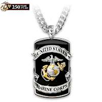 Marine Corps Pride Pendant Necklace