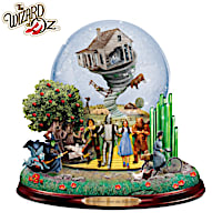 The LAND OF OZ Glitter Globe with Motion and Music