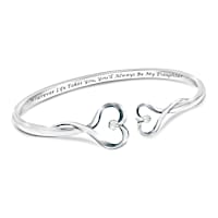 "Always My Daughter" Engraved Diamond Bracelet