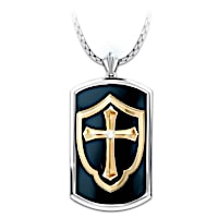 Shield Of Faith Pendant Necklace