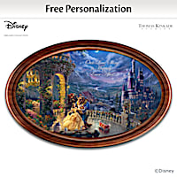Disney Beauty And The Beast Personalized Collector Plate