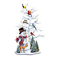 Dona Gelsinger "Winter's Gathering" Illuminated Centerpiece