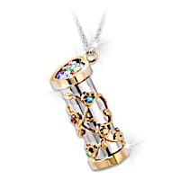Real Kaleidoscope You Color My World Pendant Necklace