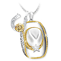 "Country Gal" Women's Crystal Pendant Necklace