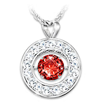 "Sparkling You" Personalized Crystal Birthstone Necklace