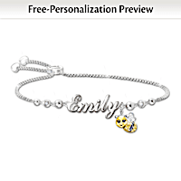 Always Bee Yourself Personalized Bracelet For Granddaughter