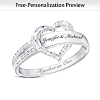 "Together As One" Personalized Diamond Ring