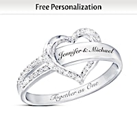 "Together As One" Personalized Diamond Ring