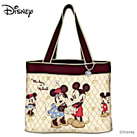 Disney Vintage Mickey Mouse And Minnie Mouse Tote Bag
