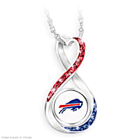 "Buffalo Bills Forever" Infinity Pendant Necklace