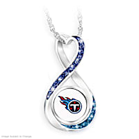 "Tennessee Titans Forever" Infinity Pendant Necklace