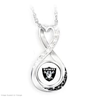 "Raiders Forever" Infinity Pendant Necklace