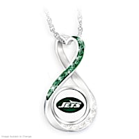 New York Jets Forever Pendant Necklace