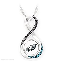 "Philadelphia Eagles Forever" Infinity Pendant Necklace
