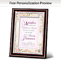 A Mother's Love Personalized Poem Frame